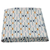 DAKSJUS Tablecloth, wipeable/stripe pattern blue, 57x94 "