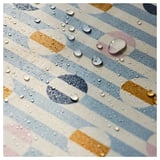 DAKSJUS Tablecloth, wipeable/stripe pattern blue, 57x94 "