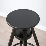 DALFRED Bar stool, black, 24 3/4-29 1/8 "