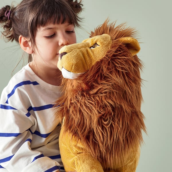 DJUNGELSKOG soft toy, lion - IKEA CA