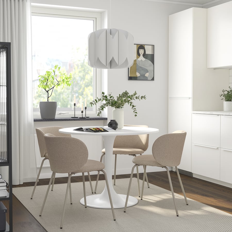 DOCKSTA table, white/white, 103 cm (401/2") - IKEA CA