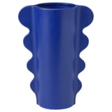 DOFTBRÄKEN Vase, dark blue, 11 "