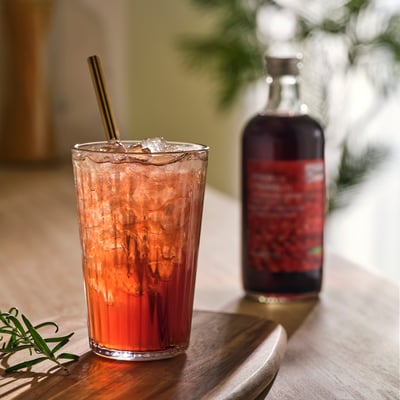 DRYCK LINGON Lingonberry syrup, 17 oz