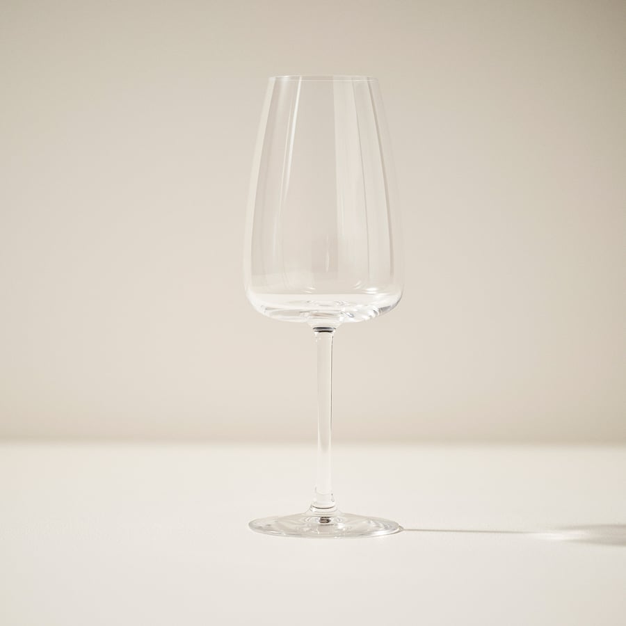 DYRGRIP White wine glass, clear glass, 42 cl (14 oz)