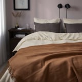 DYTÅG Throw, light brown, 51x67 "