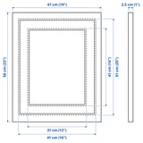 EDSBRUK Frame, black stained, 16x20 "