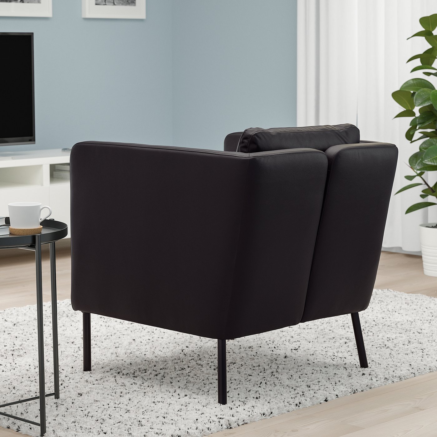 EKERÖ armchair, Bomstad black - IKEA CA
