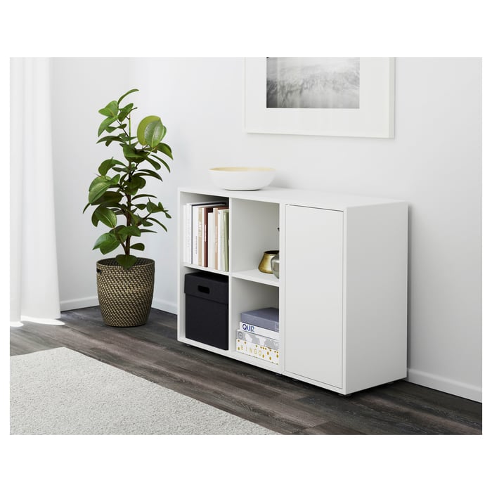 EKET storage combination with feet, white, 105x35x72 cm (413/8x133/4x283/8") IKEA CA