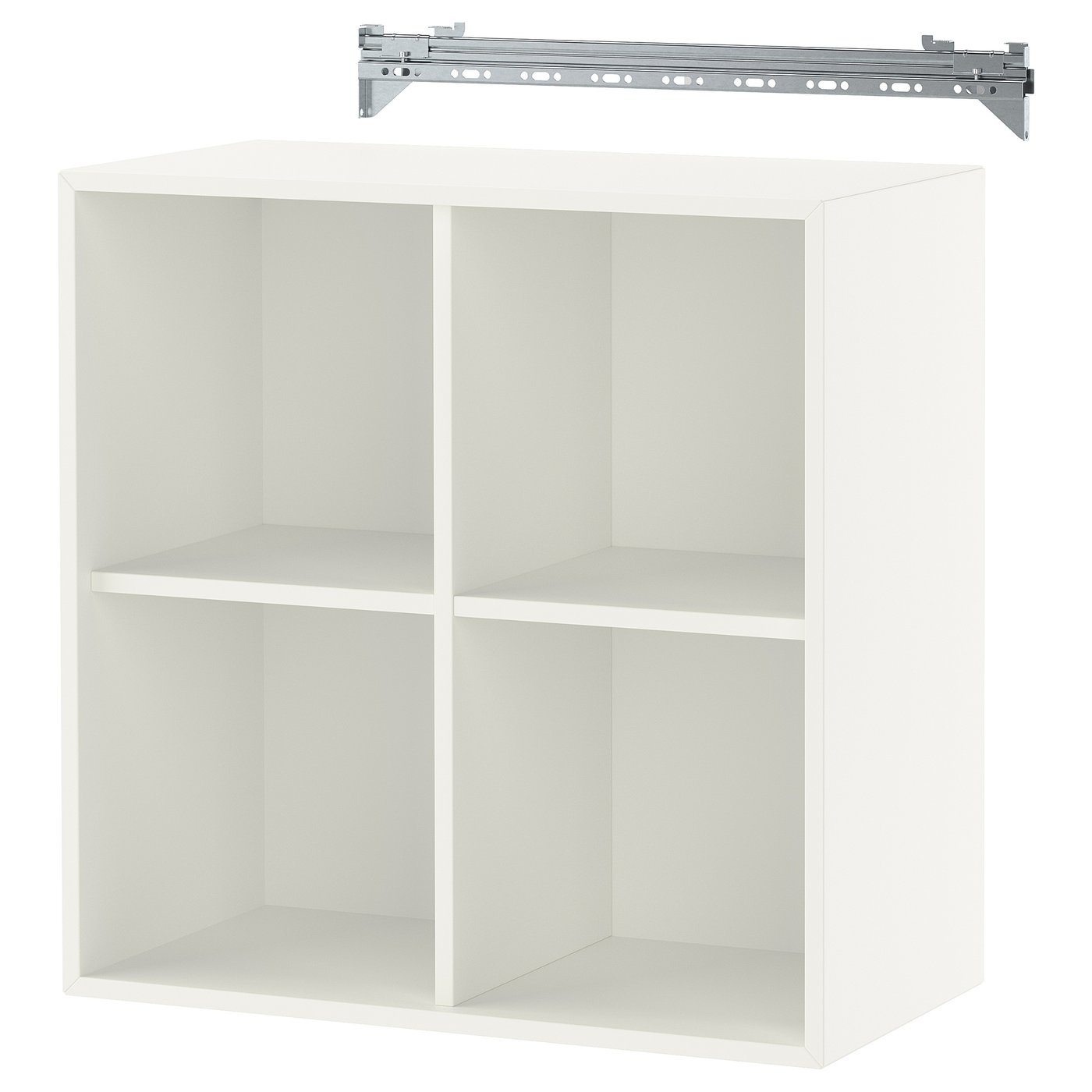 EKET wall-mounted shelf unit, white, 70x35x70 cm (271/2x133/4x271