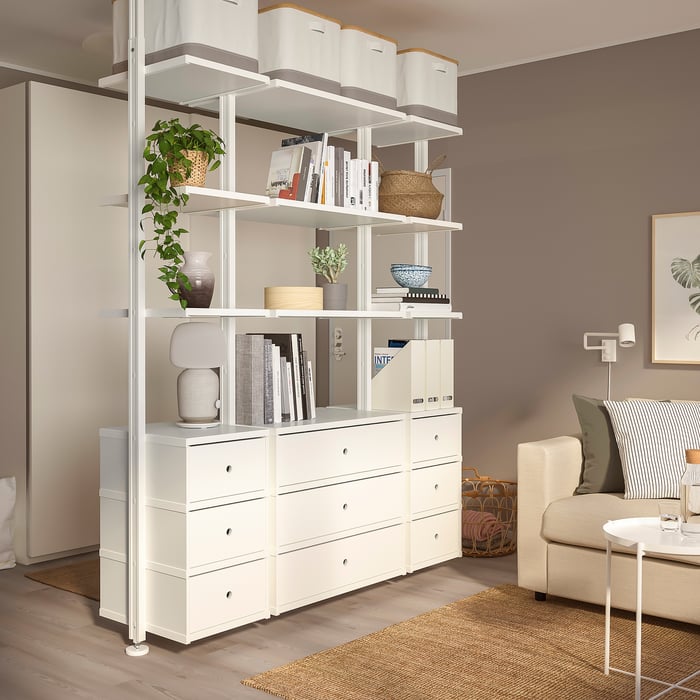 Open Closet Systems ELVARLI modular closet IKEA CA
