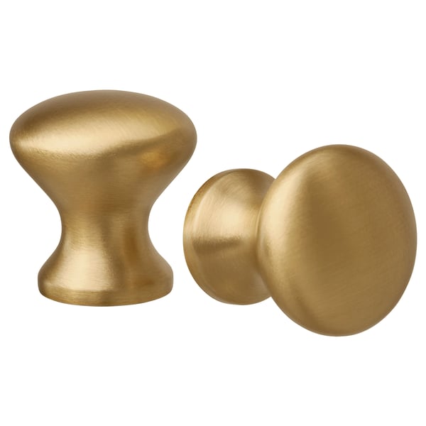 ENERYDA Knob, brass color, 13/16 "