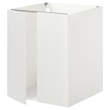 ENHET Base cabinet for sink w doors, white, 24x24 3/4x30 "