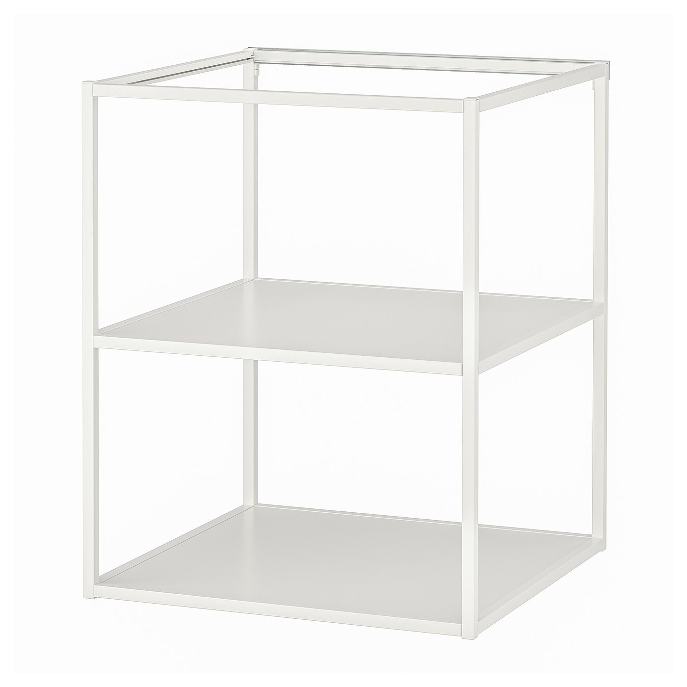 ENHET base fr w shelves, white, 61x61x76 cm (24x24x30