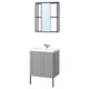ENHET Bathroom, anthracite/gray frame, 24 "