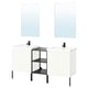 Option: ENHET Bathroom, anthracite/white, 24 "