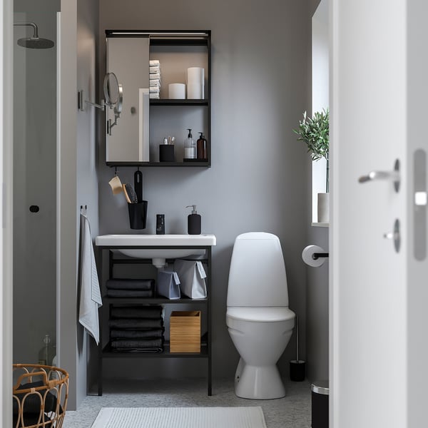 ENHET Bathroom, anthracite, 24 "