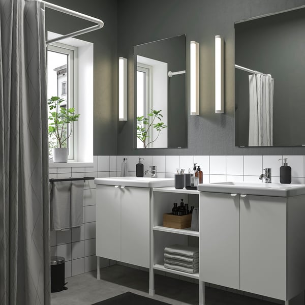 ENHET Bathroom, white, 24 "