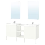 ENHET Bathroom, white, 24 "