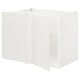 Option: ENHET Corner base cabinet with shelf/door, white