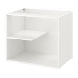 ENHET Corner base cabinet with shelf, white, 36x24x30 "