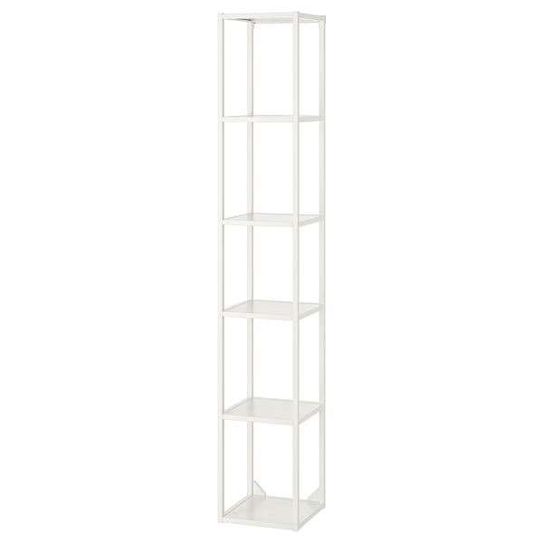 ENHET High fr w shelves, white, 12x12x72 "
