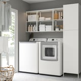 ENHET Laundry, white, 78x24 3/4x84 1/2 "