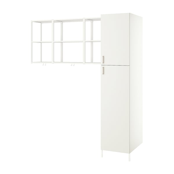 ENHET Laundry, white, 78x24 3/4x84 1/2 "