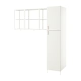 ENHET Laundry, white, 78x24 3/4x84 1/2 "