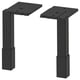 ENHET Legs f cabinet, anthracite, 4 1/2 "