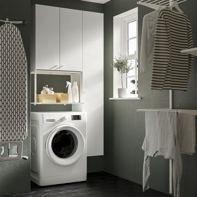 ENHET Storage combination, white, 24x18x46 "