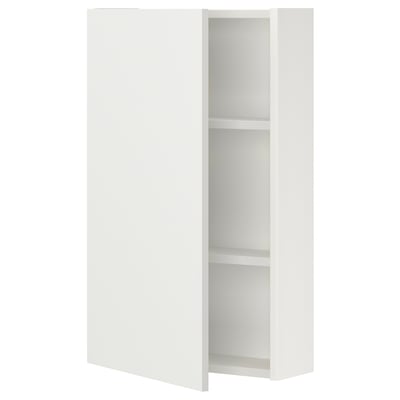 ENHET Wall cb with 1 door, white, 18x6 3/4x30 "