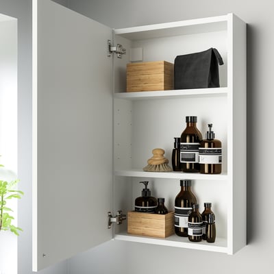 ENHET Wall cb with 1 door, white, 18x6 3/4x30 "