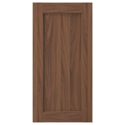 ENKÖPING Door, brown walnut effect, 15x30 "