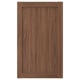 ENKÖPING Door, brown walnut effect, 24x40 "
