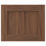 ENKÖPING Door, brown walnut effect, 18x15 "
