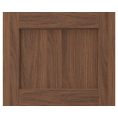 ENKÖPING Door, brown walnut effect, 18x15 "