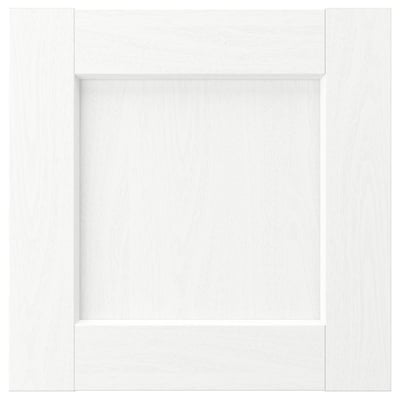 ENKÖPING white cabinet door, square, foil covered
