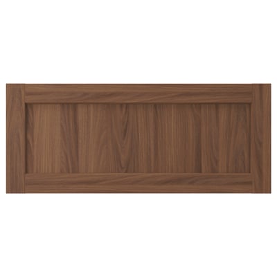 ENKÖPING Drawer front, brown walnut effect, 36x15 "