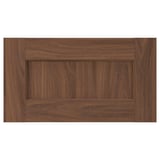 ENKÖPING Drawer front, brown walnut effect, 18x10 "