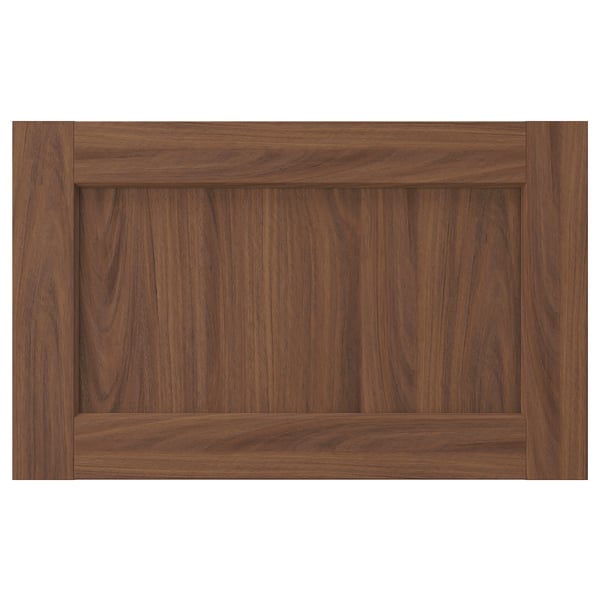 ENKÖPING Drawer front, brown walnut effect, 24x15 "