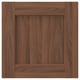 ENKÖPING Drawer front, brown walnut effect, 15x15 "