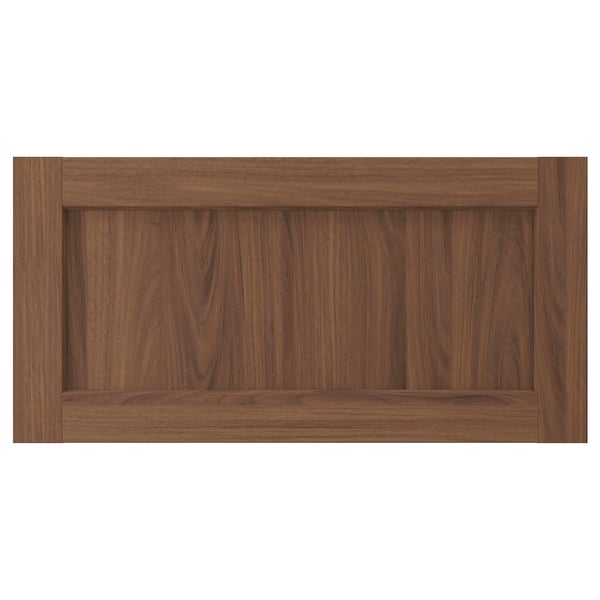 ENKÖPING Drawer front, brown walnut effect, 30x15 "