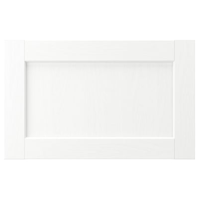 ENKÖPING Drawer front, white wood effect, 24x15 "