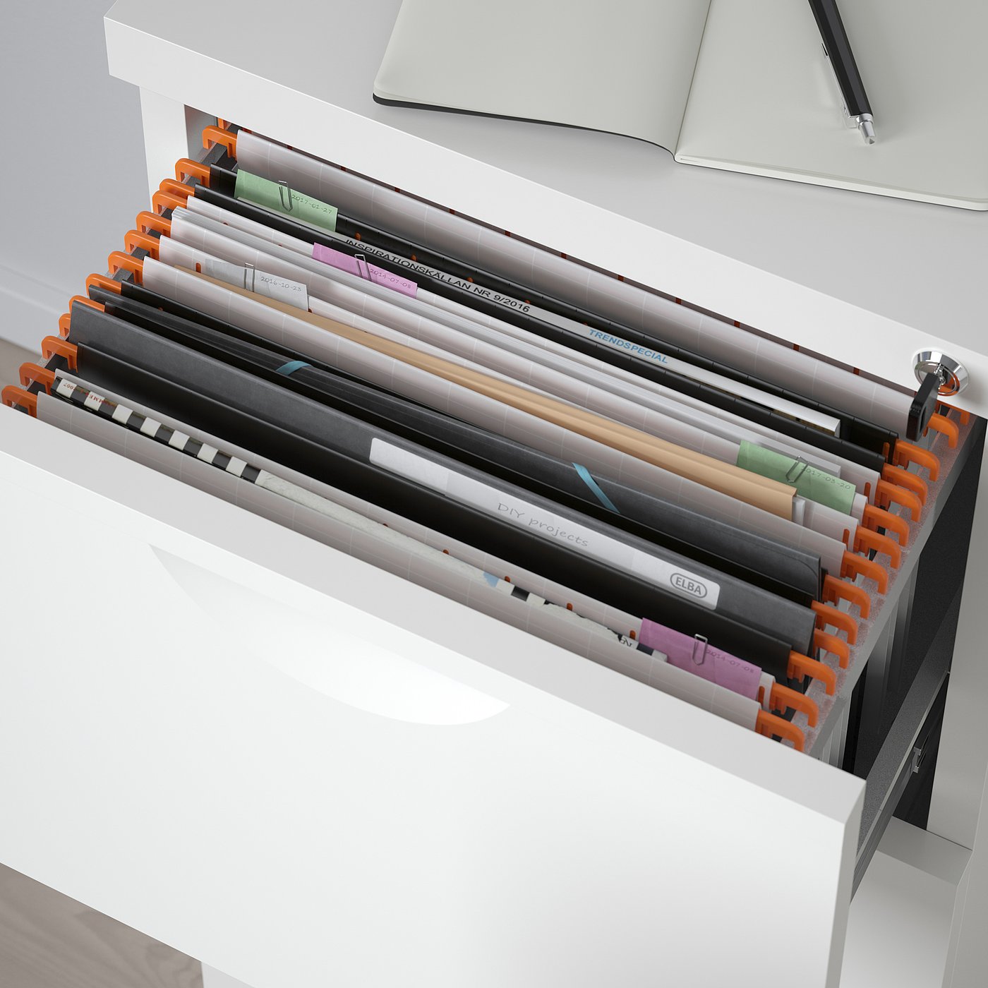 Erik File Cabinet White Ikea