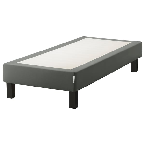 ESPEVÄR Slatted mattress base with legs, dark gray, Twin IKEA CA