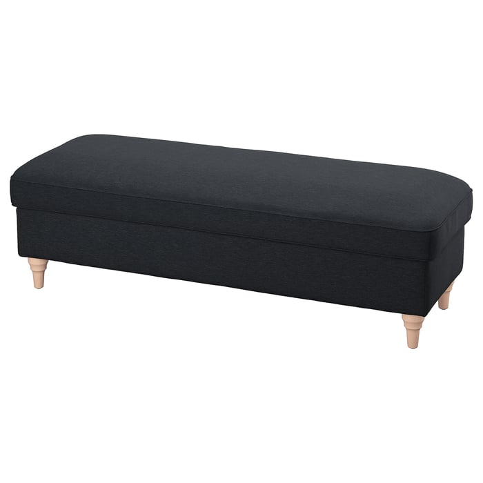 ESSEBODA bench with storage, Knäbäck/anthracite birch IKEA CA