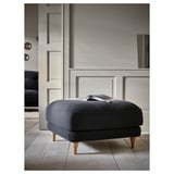 ESSEBODA Footstool, Knäbäck/anthracite birch