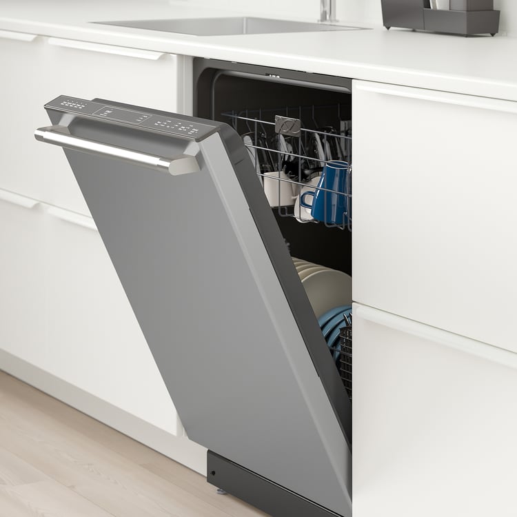 ESSENTIELL builtin dishwasher, Stainless steel, 60 cm (24") IKEA CA