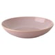 FÄRGKLAR Deep plate/bowl, glossy pink, 9 "