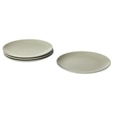 FÄRGKLAR Plate, matte green, 10 "